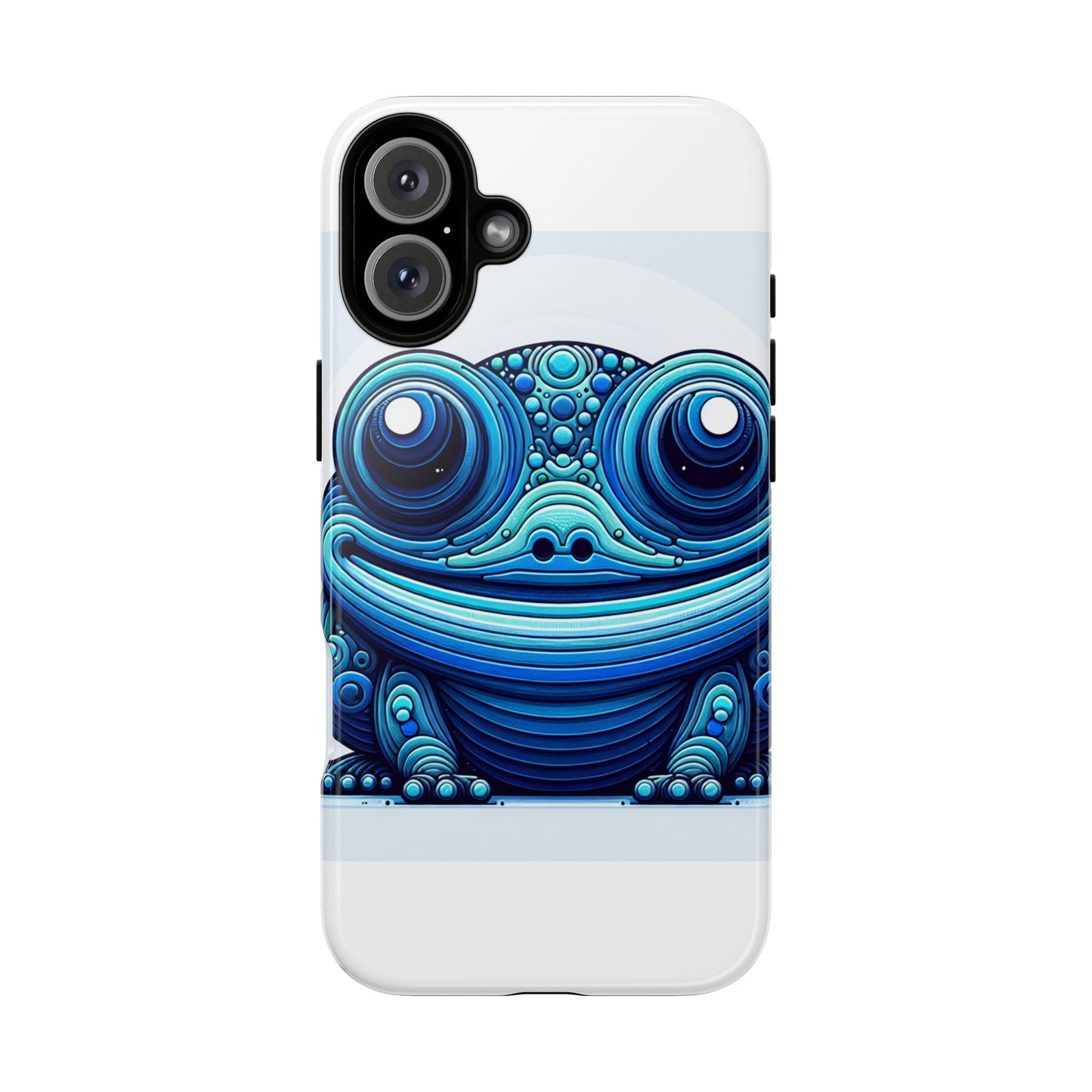 vibrant 3d animal-inspired phone case in blue for stylish protection and unique expression compatible with iphone 13, 14, 15 & 16 – all models including pro, pro max & plus