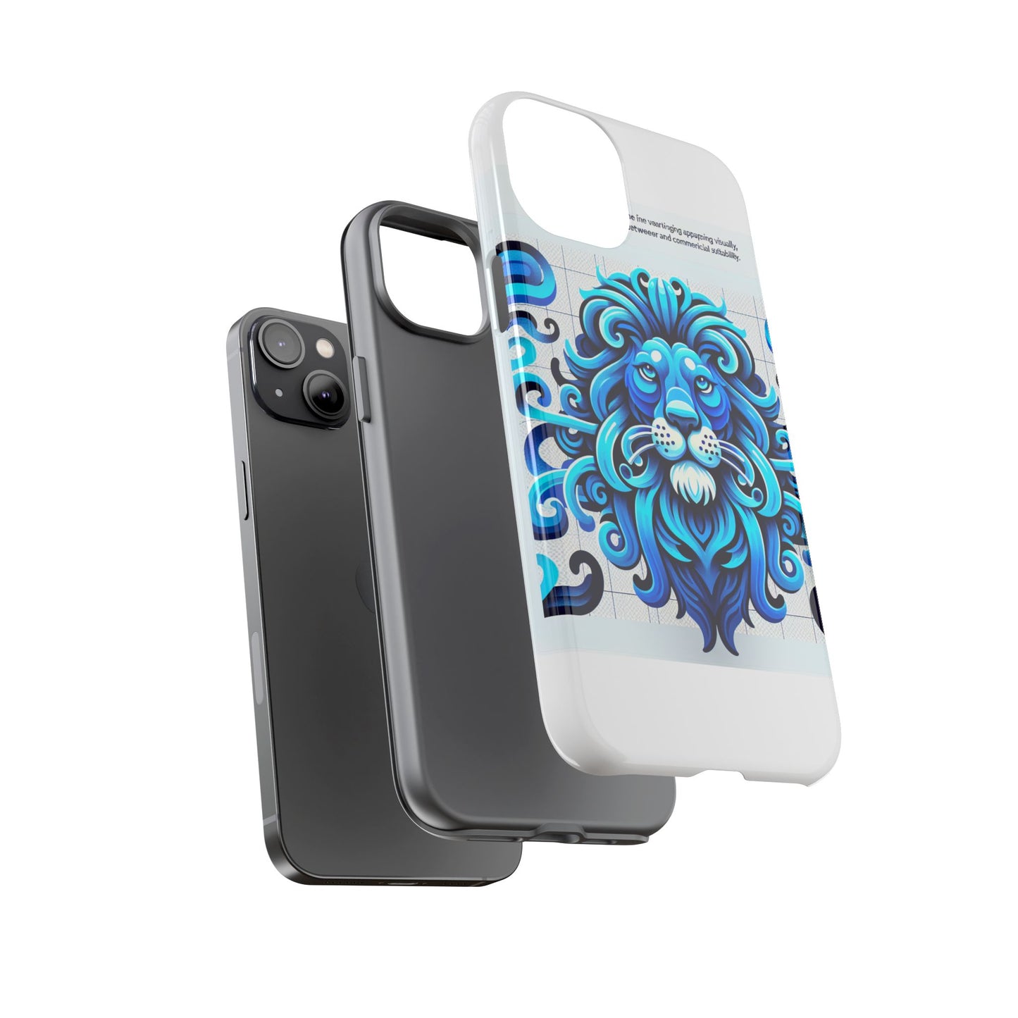vibrant 3d lion art phone case for stylish protection and self-expression compatible with iphone 13, 14, 15 & 16 – all models including pro, pro max & plus
