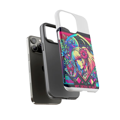 Npc Detox Plan - Vibrant Protective Phone Case for Anime and Comic Lovers, Durable Shock Absorption, UV Protected, Glossy or Matte Finish