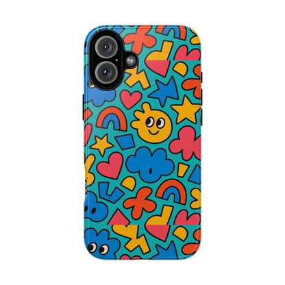 Vibrant Cartoon 3D Wrap Protective Phone Case with Fun Playful Design for Smartphone Lovers Compatible with iPhone 13, 14, 15 & 16 – All Models Including Pro, Pro Max & Plus
