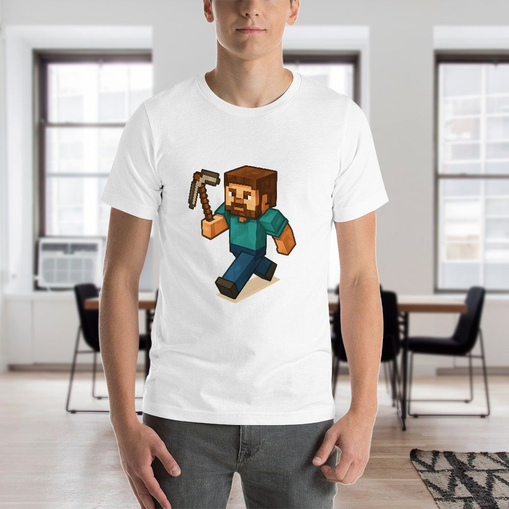 unisex 100% cotton men's short sleeve t-shirt with unique double-sided print for fitness travel events casual wear gift for him comfortable breathable stylish trendy fashion