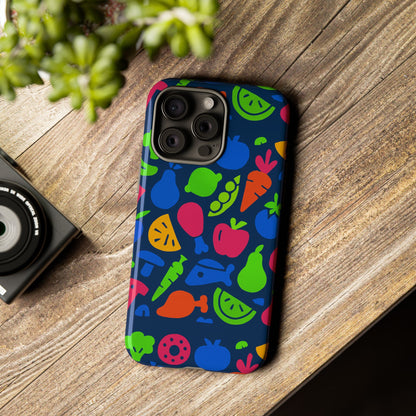 Vibrant 3D Fruit Pattern Protective Phone Case with Glossy Finish for Stylish Protection, Compatible with iPhone 13, 14, 15 & 16 – all models including Pro, Pro Max & Plus