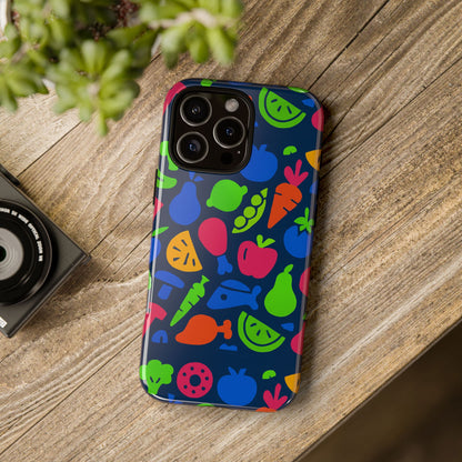 Vibrant 3D Fruit Pattern Protective Phone Case with Glossy Finish for Stylish Protection, Compatible with iPhone 13, 14, 15 & 16 – all models including Pro, Pro Max & Plus