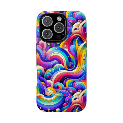 Pattern Image 4 Vibrant Shockproof Phone Case for Anime and Comic Fans - Colourful Abstract Design Compatible with iPhone 13, 14, 15 & 16 – all models including Pro, Pro Max & Plus