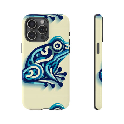 Blue Animal Create 15 3D Wrap Protective Phone Case with Vivid Anime and Comic Inspired Design for Smartphones, Shock Absorption and Durable UV Protected Cover