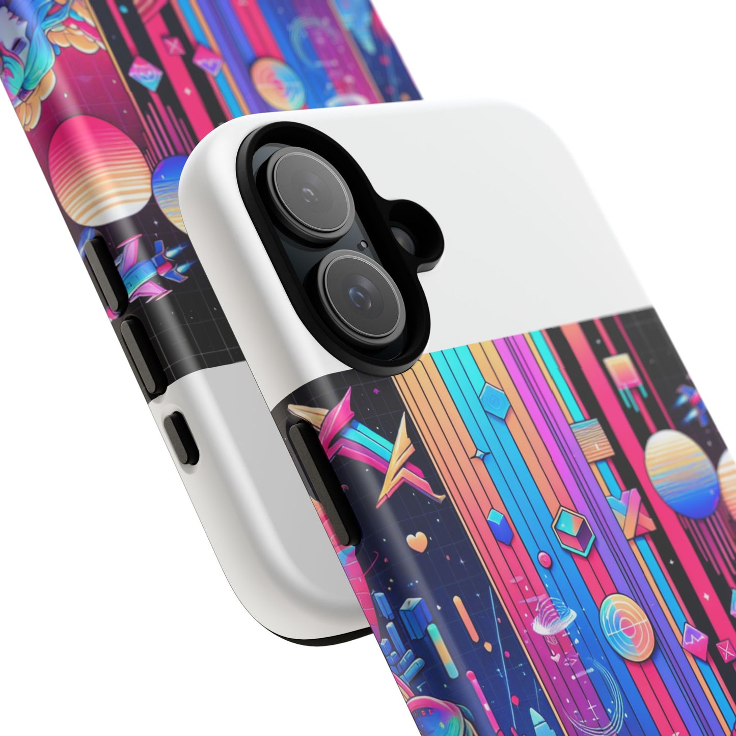 sigma d and scripted protective phone case for smartphones - vibrant 3d wrap design, durable shock absorption, uv protected, ideal gift for anime and comic fans