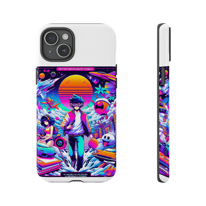 Skibidiverse Traveller Protective Phone Case with 3D Wrap Design, Durable UV Protection, Shock Absorption for Anime and Comic Culture Fans