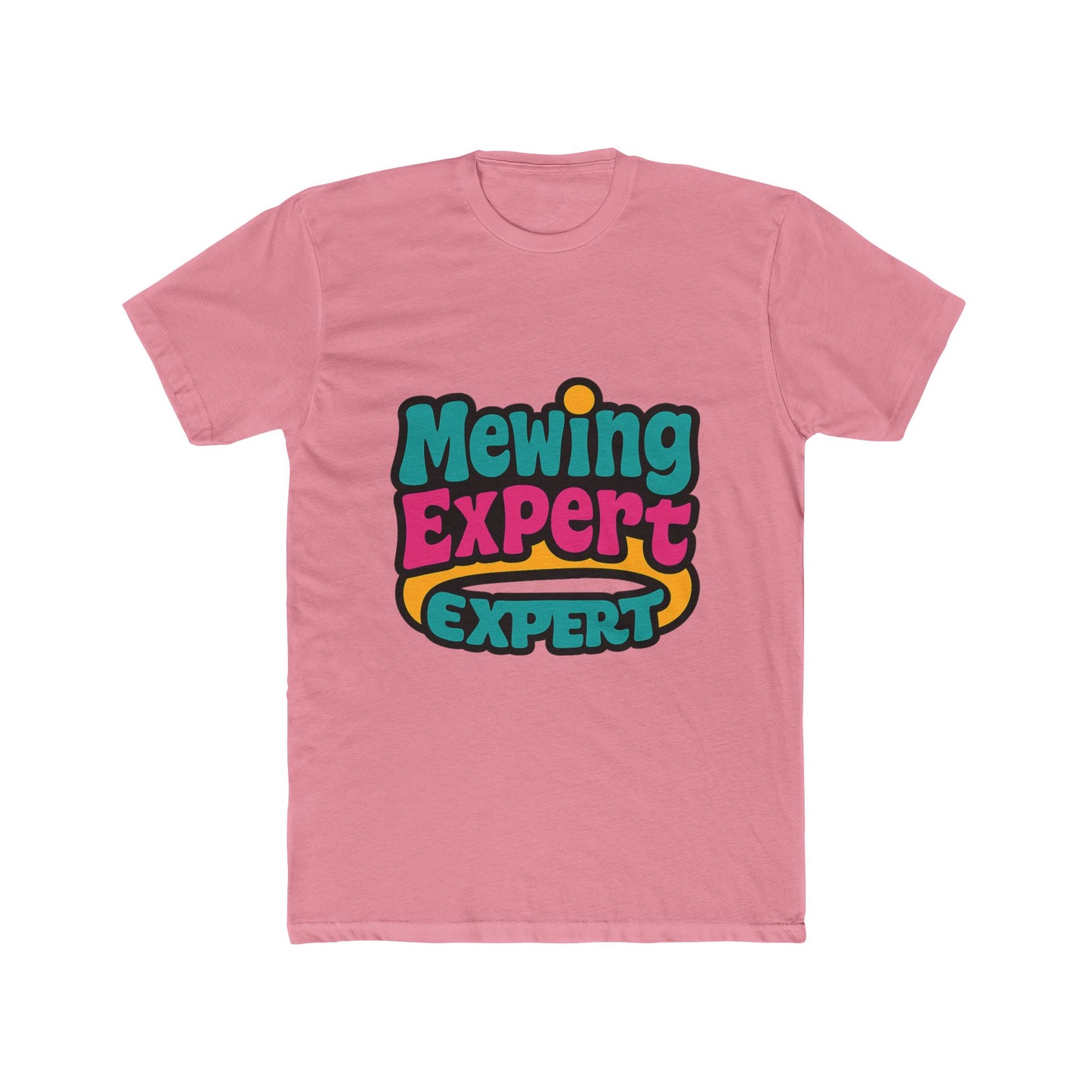 mewing expert unisex t-shirt - alphabet design, multicolor, casual wear, comfortable tee for men and women, stylish and trendy clothing, perfect gift idea, premium quality
