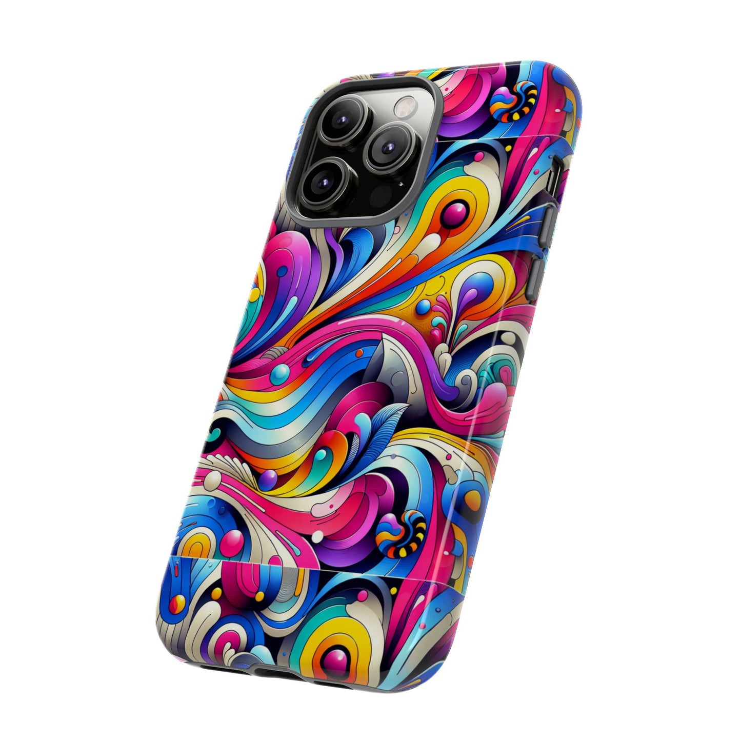 pink pattern image 3 phone case with vibrant 3d wrap design for stylish protection