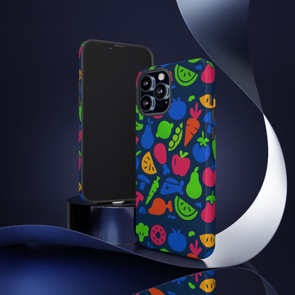 Vibrant 3D Fruit Pattern Protective Phone Case with Glossy Finish for Stylish Protection, Compatible with iPhone 13, 14, 15 & 16 – all models including Pro, Pro Max & Plus
