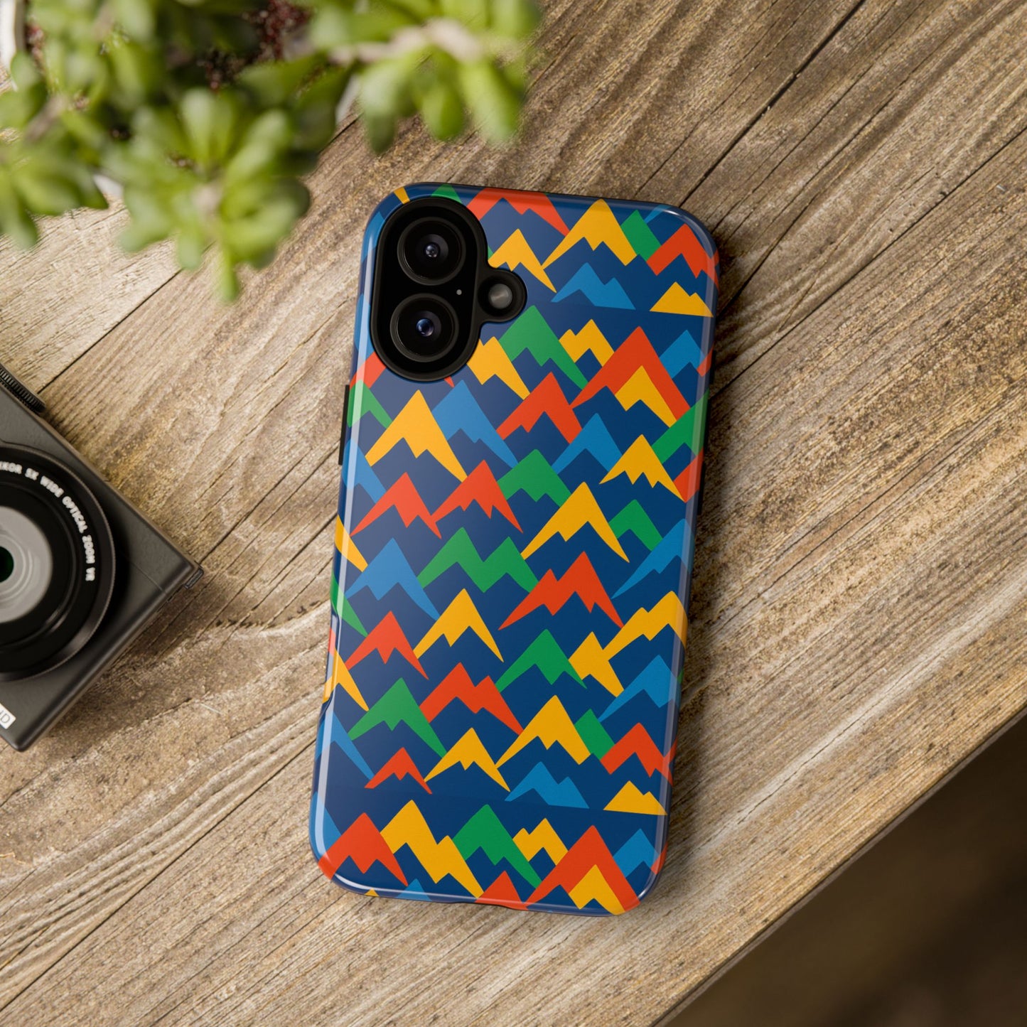vibrant 3d mountain design phone case for stylish protection – unique accessory compatible with iphone 13, 14, 15 & 16 – all models including pro, pro max & plus