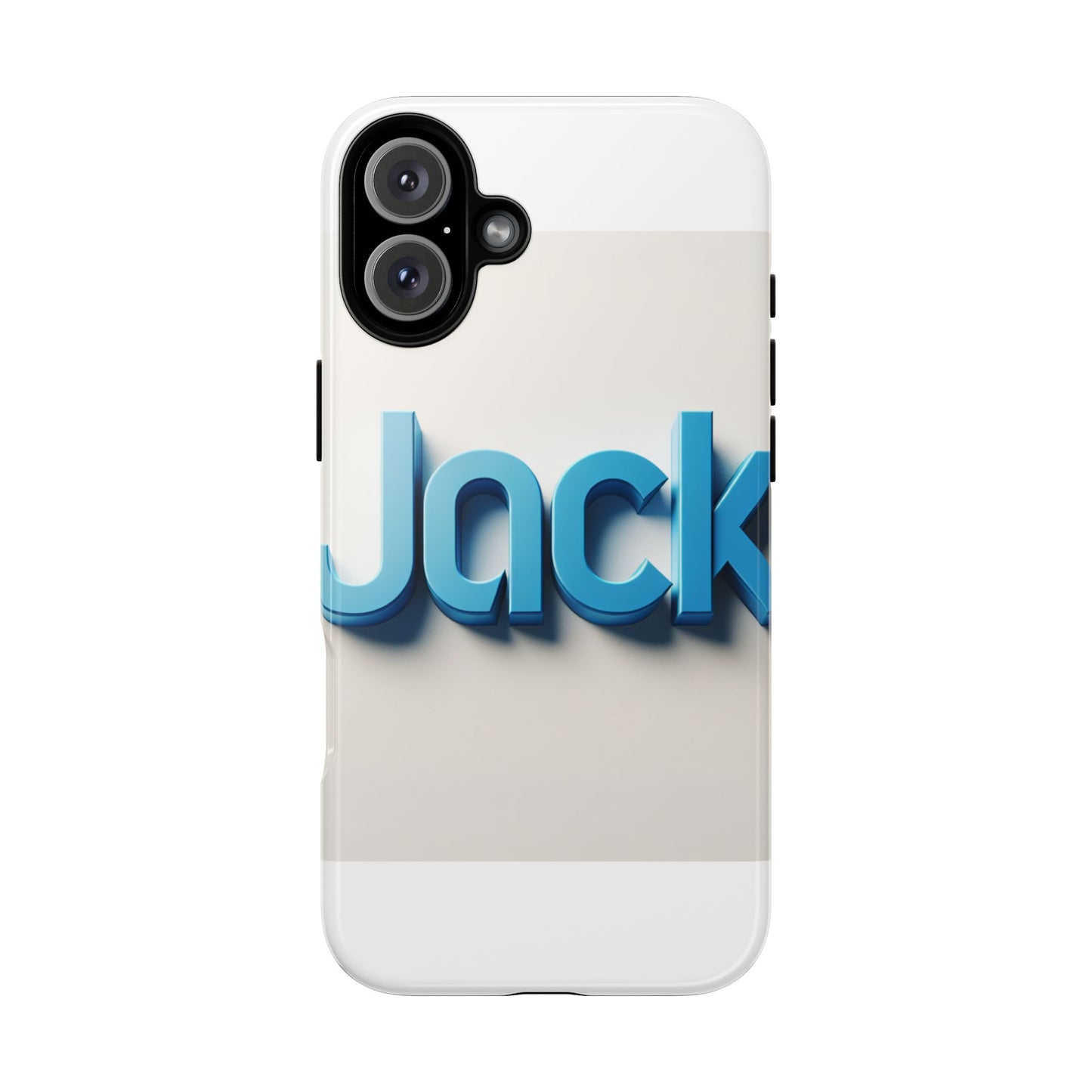 vibrant blue 3d text phone case for stylish protection, unique retro design for men and women, compatible with iphone 13, 14, 15 & 16 – all models including pro, pro max & plus