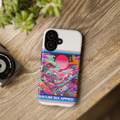 Fanum Tax Applied Protective Phone Case, 3D Wrap Design, Durable Silicone Liner, UV Protected, Shock Absorbing, Fun Anime and Comic Style, Ideal Gift for Tech Enthusiasts