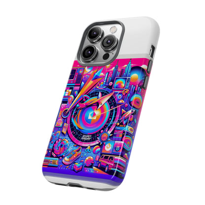 Gyatt Radar Online 3D Wrap Protective Phone Case for Smartphones, Retro Anime Design, Durable Shock Absorption, UV Protected, Glossy or Matte Finish