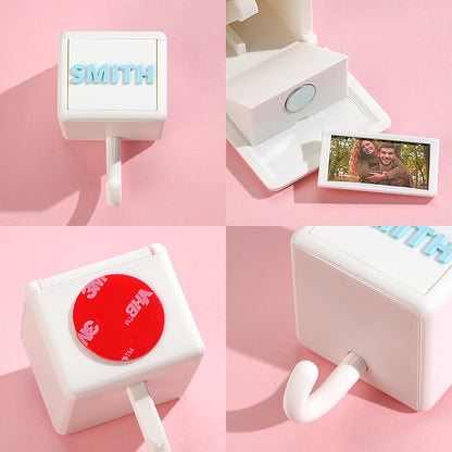 Personalized 3D Printed Gravity Hooks Home Decor Gift for Family - Unique Modern Hooks for Stylish Organization and Display