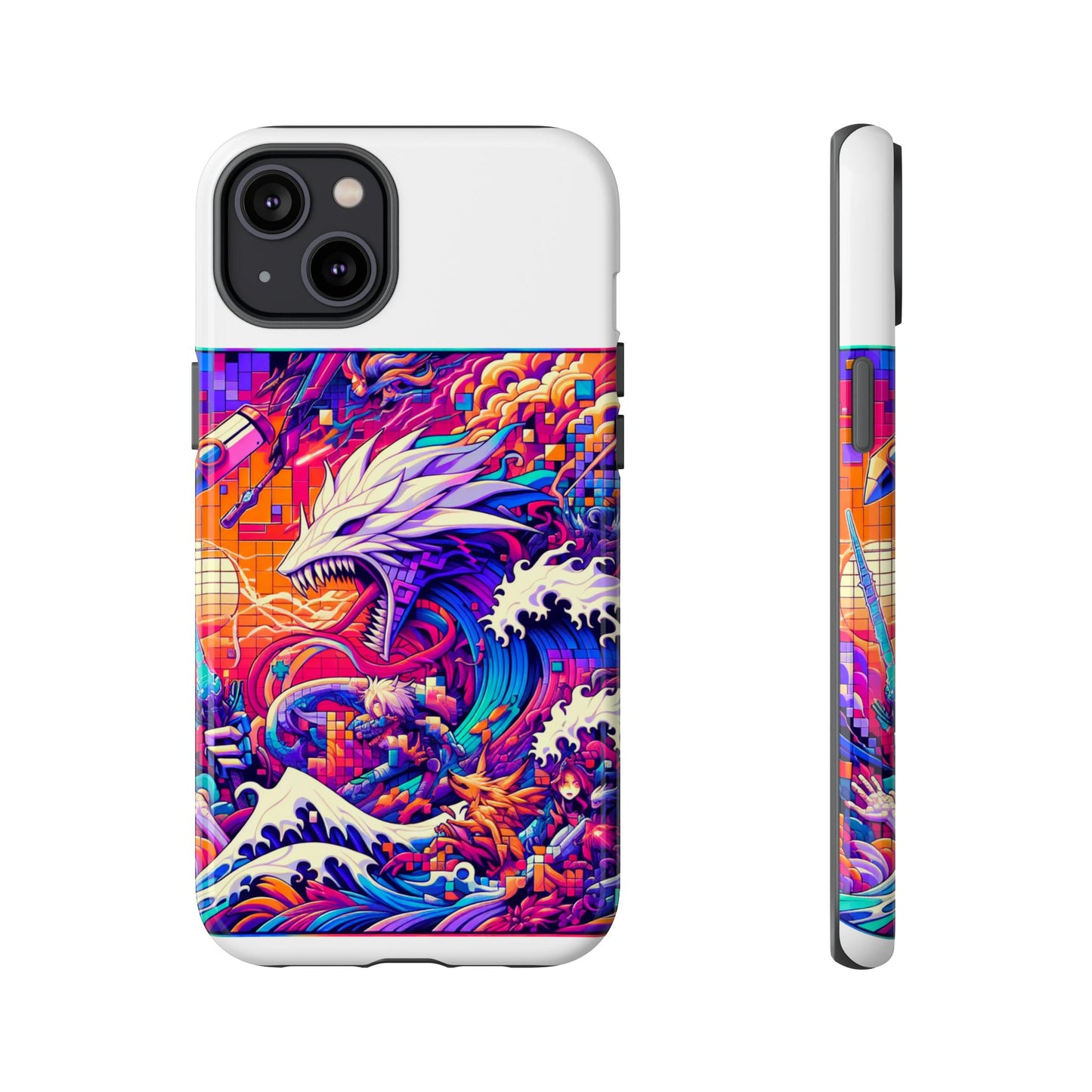 whopper whopper sigma stopper protective phone case 3d wrap, durable shock absorption, uv protection, stylish anime design for men and women