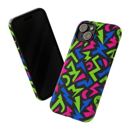 Y2K Multicolour 4 Protective Phone Case with 3D Design – Stylish Protection for Unisex Smartphones Compatible with iPhone 13, 14, 15 & 16 – All Models Including Pro, Pro Max & Plus
