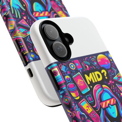 Mid Never Heard Of Her 3D Wrap Protective Phone Case for Fun Retro Style and Shock Absorption, Ideal Gift for Tech Enthusiasts and Anime Lovers