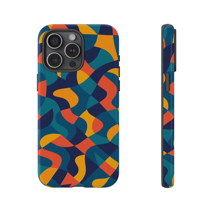 Vibrant Multicolour Abstract Phone Case for Stylish Protection Compatible with iPhone 13, 14, 15 & 16 – All Models Including Pro, Pro Max & Plus