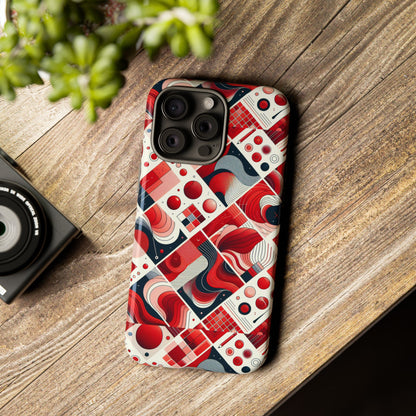 Pattern Image 7 Vibrant 3D Wrap Phone Case for Anime and Comic Fans - Bold Geometric Design for Stylish Protection Compatible with iPhone 13, 14, 15 & 16 – all models including Pro, Pro Max & Plus