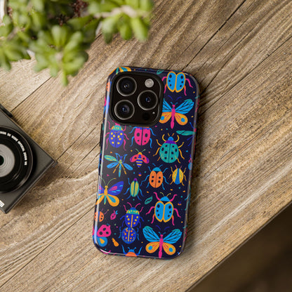 Vibrant 3D Insect Design Phone Case for Stylish Protection and Unique Aesthetic Compatible with iPhone 13, 14, 15 & 16 – all models including Pro, Pro Max & Plus