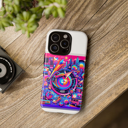 Gyatt Radar Online 3D Wrap Protective Phone Case for Smartphones, Retro Anime Design, Durable Shock Absorption, UV Protected, Glossy or Matte Finish