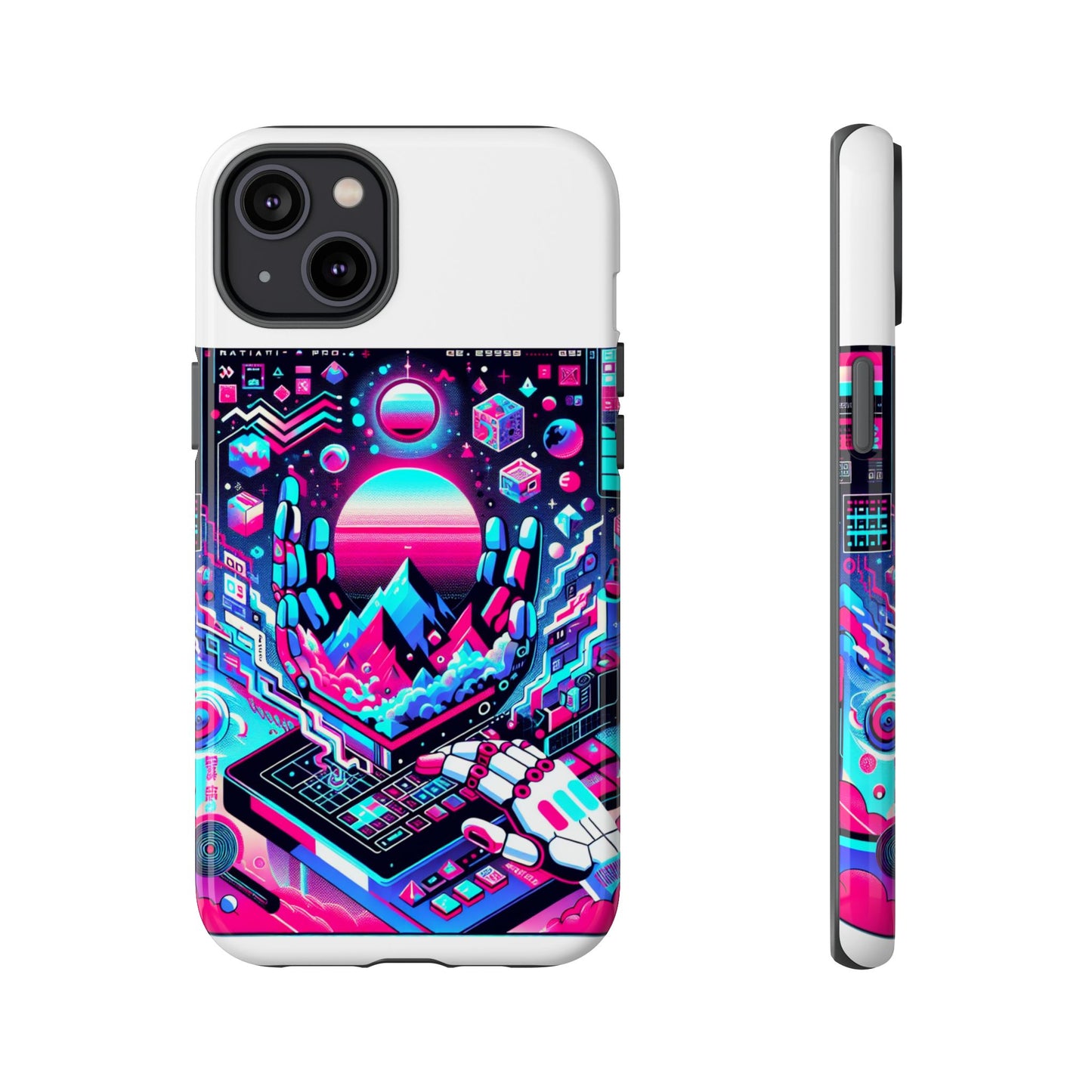 ratio-proof aura protective phone case with 3d wrap design, uv protection, and shock absorption for anime and comic culture fans