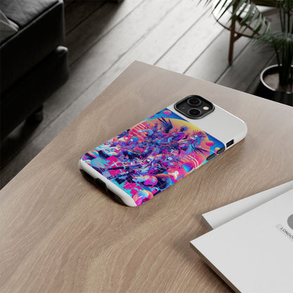 Zero Npc Energy Vibrant 3D Protective Phone Case for Anime Lovers