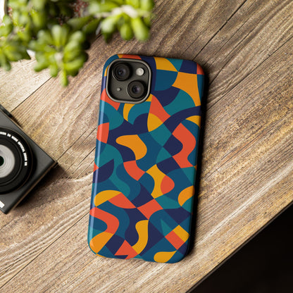 Vibrant Multicolour Abstract Phone Case for Stylish Protection Compatible with iPhone 13, 14, 15 & 16 – All Models Including Pro, Pro Max & Plus