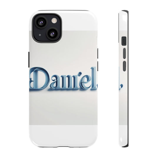 Vibrant 3D Wrap Protective Phone Case in Blue Lettering Stylish Design for Unique Accessory Lovers Compatible with iPhone 13, 14, 15 & 16 – all models including Pro, Pro Max & Plus