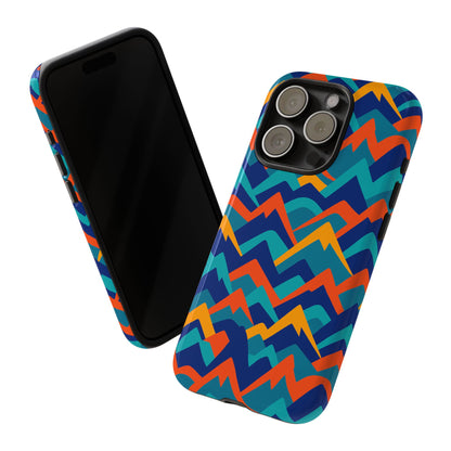 Vibrant 3D Mountain Design Protective Phone Case – Stylish and Durable Cover Compatible with iPhone 13, 14, 15 & 16 – All Models Including Pro, Pro Max & Plus