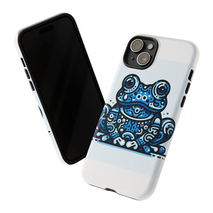 Vibrant 3D Blue Animal Print Protective Phone Case for Bold Individuals – Stylish Protection Compatible with iPhone 13, 14, 15 & 16 – All Models Including Pro, Pro Max & Plus