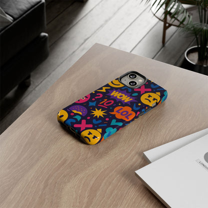 Vibrant 3D Emoji Phone Case with Fun Multicolour Design for Stylish Protection Compatible with iPhone 13, 14, 15 & 16 – All Models Including Pro, Pro Max & Plus