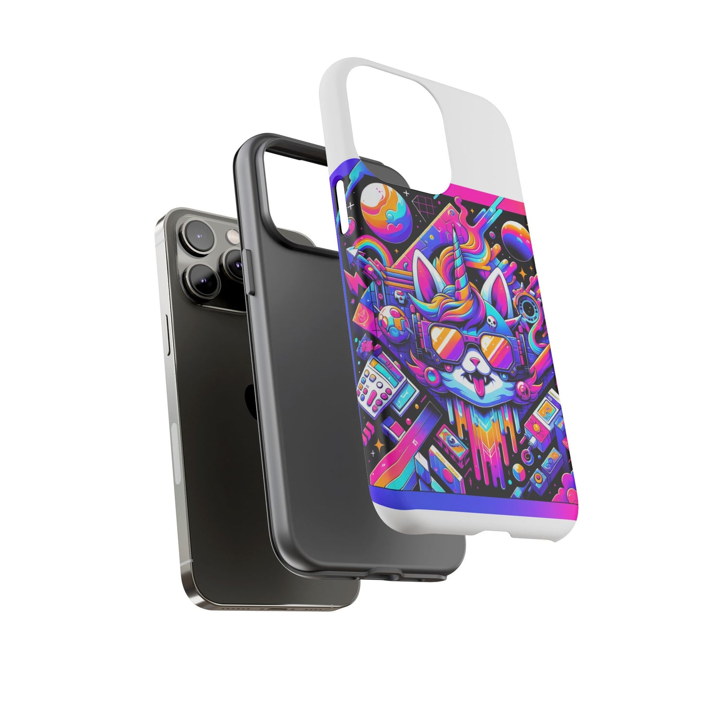 rizzed up and ready protective phone case for anime lovers