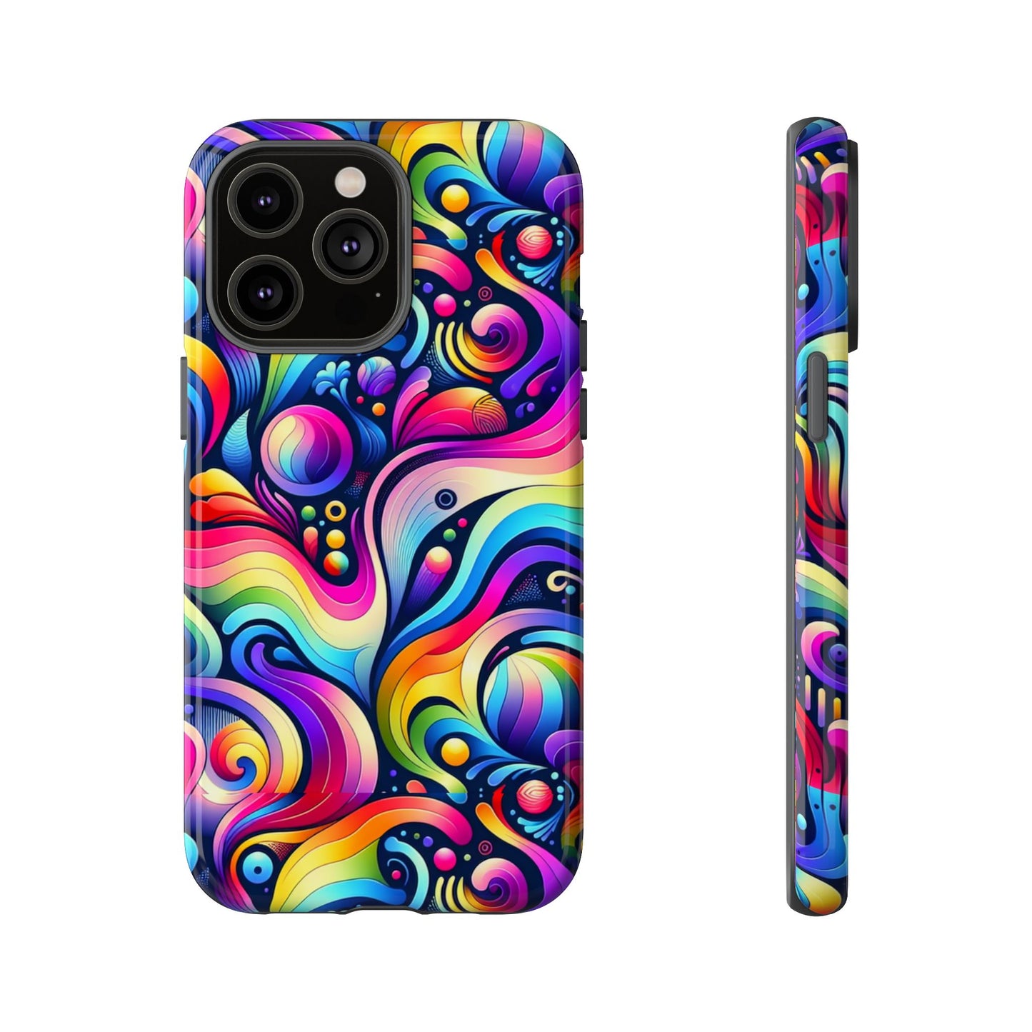 pattern image 1 vibrant shockproof phone case with 3d wrap design for anime and comic fans compatible with iphone 13, 14, 15 & 16 – all models including pro, pro max & plus