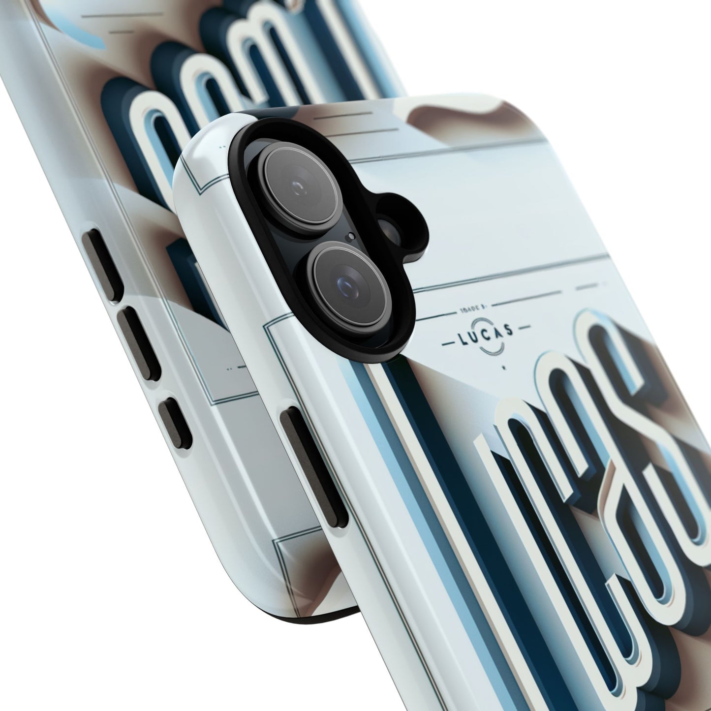 lucas blue phone case with 3d wrap design for smartphones compatible with iphone and android devices shockproof protective cover for anime and comic fans