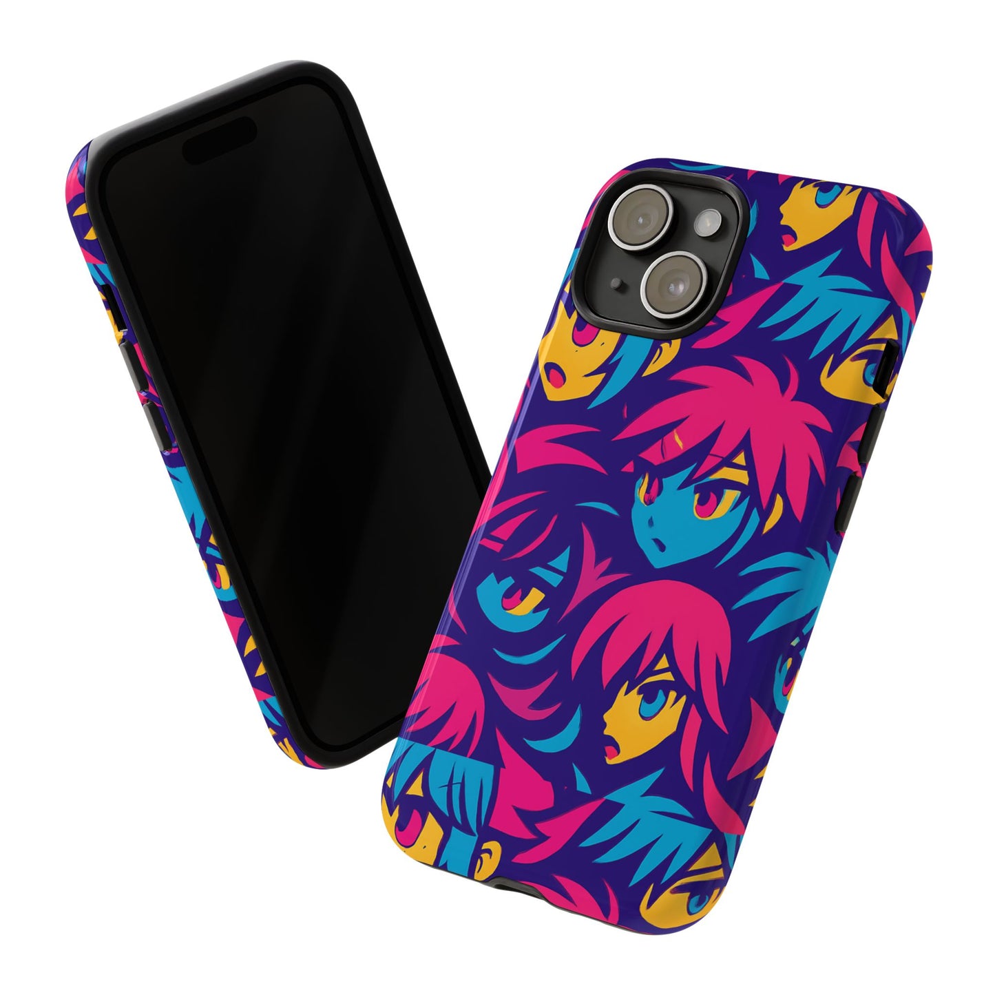 vibrant 3d anime phone case with retro design for stylish protection – unique accessory for self-expression compatible with iphone 13, 14, 15 & 16 – all models including pro, pro max & plus