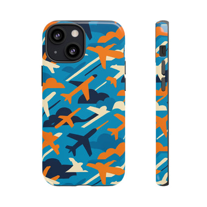 Vibrant Aviation-Themed Protective Phone Case with 3D Wrap Design – Stylish Accessory for Self-Expression – Compatible with iPhone 13, 14, 15 & 16 – all models including Pro, Pro Max & Plus