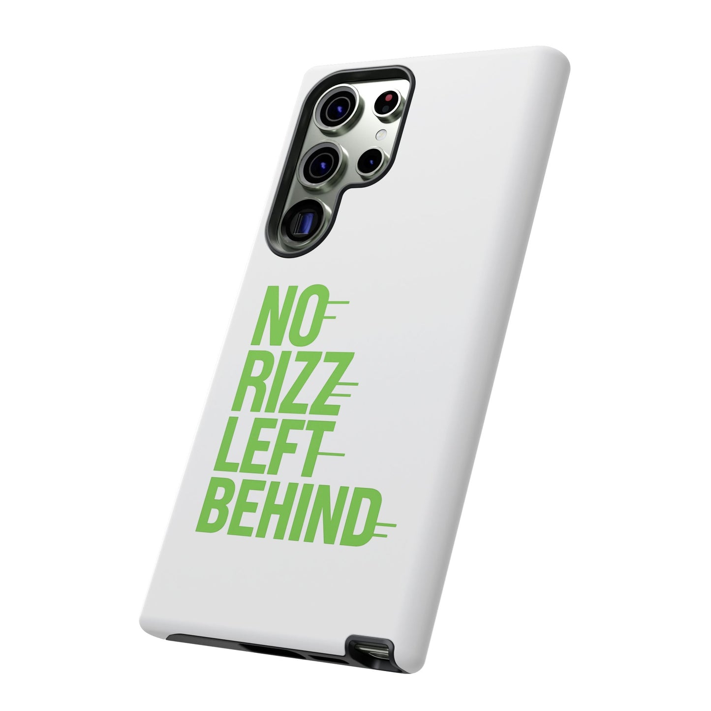 copy of tough cases - no rizz left behind phone case for ultimate protection and style, impact-resistant, dual layer, vibrant design, perfect gift for adults
