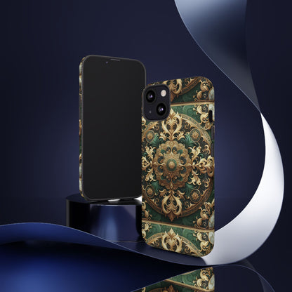 Pattern Image 2 Vibrant Comic Style Phone Case for Men and Women with Ornate Baroque Design Compatible with iPhone 13, 14, 15 & 16 – all models including Pro, Pro Max & Plus