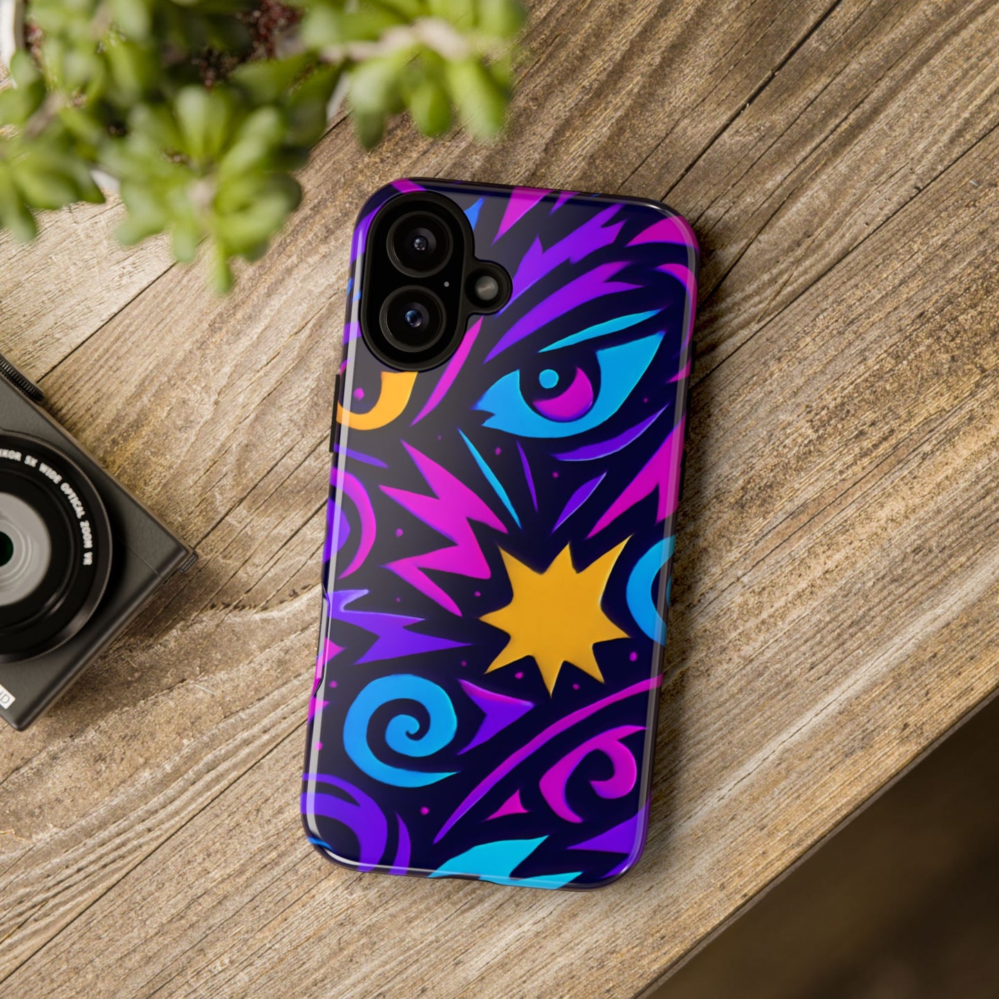 vibrant multicolour 3d wrap phone case for stylish protection and unique expression – compatible with iphone 13, 14, 15 & 16 – all models including pro, pro max & plus