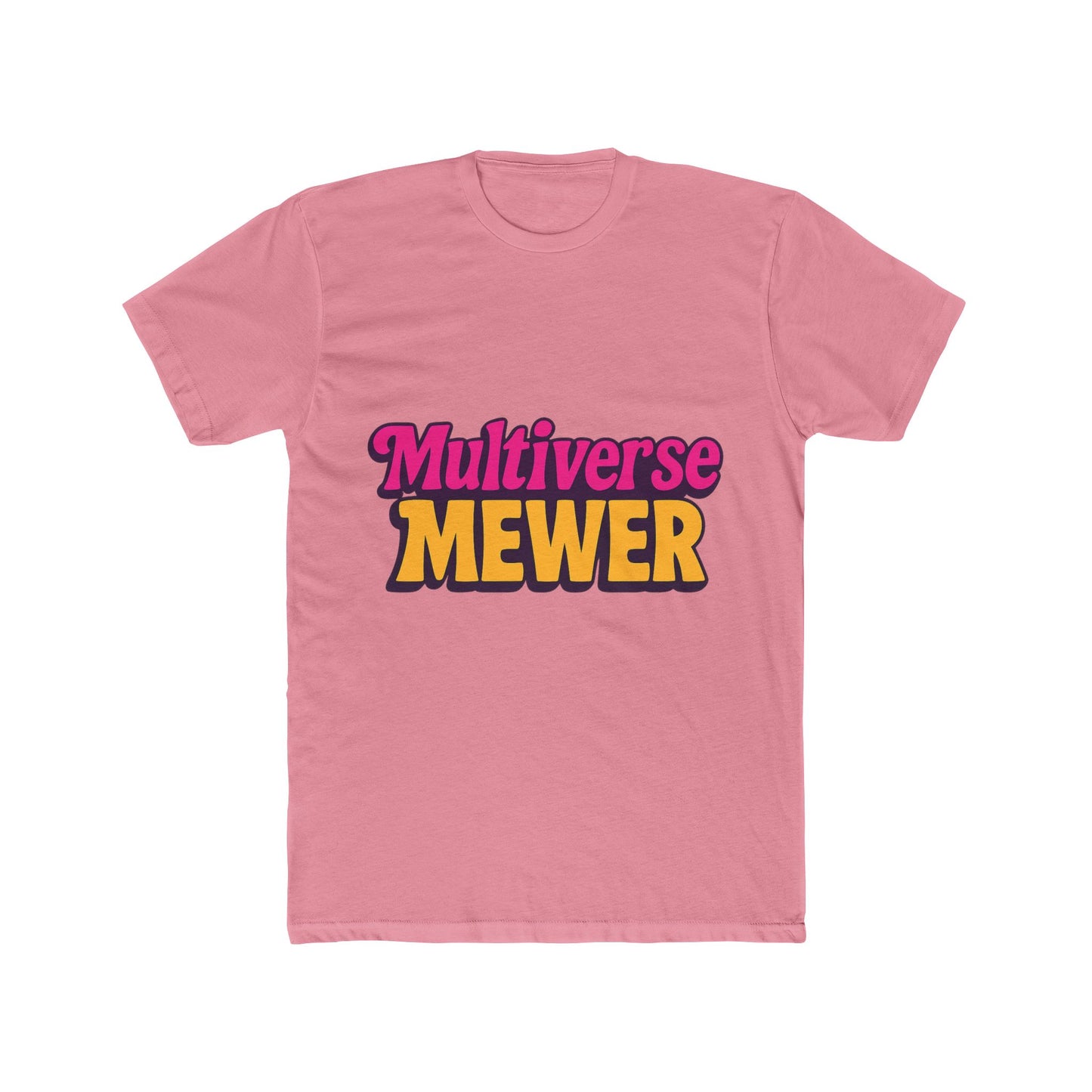multiverse mewer unisex t-shirt - science fiction cat graphic tee, multicolor design - perfect sci-fi apparel for cat lovers