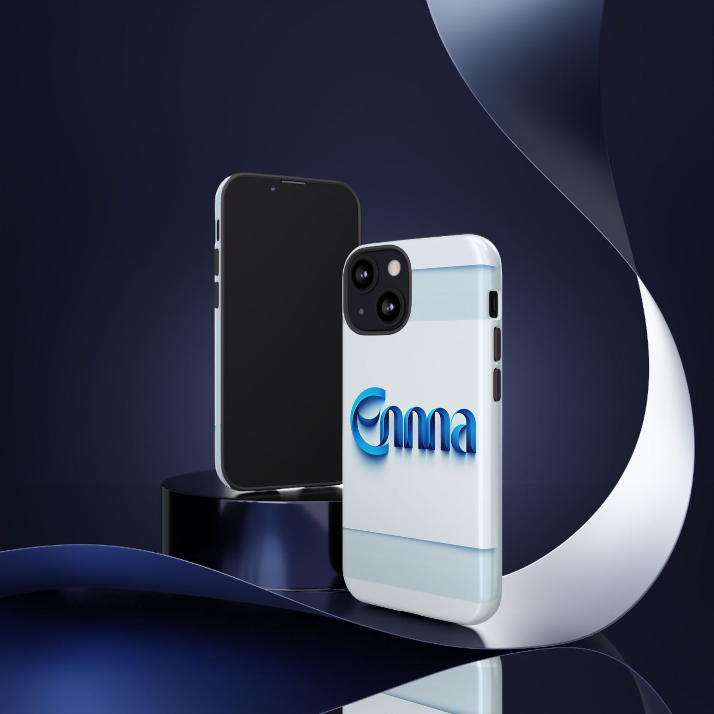 emma blue 3d wrap protective phone case for smartphones with vivid anime comic design shock absorption and uv protection