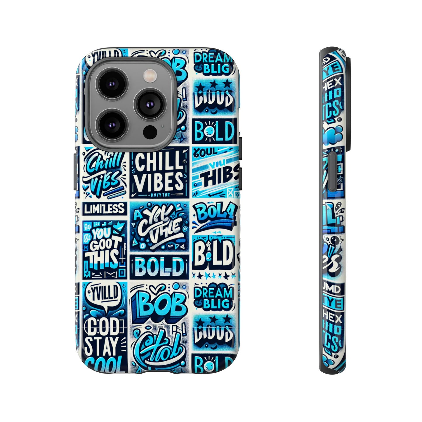 blue pattern image 8 vibrant 3d wrap phone case for men women shock absorbing durable silicone cover with uv protection
