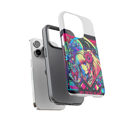 Npc Detox Plan - Vibrant Protective Phone Case for Anime and Comic Lovers, Durable Shock Absorption, UV Protected, Glossy or Matte Finish