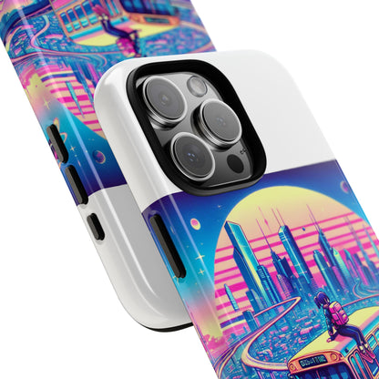 Bussin Through Timelines Protective Phone Case for Anime Lovers, Durable 3D Wrap Design, Shock Absorbent TPU Silicone, UV Protected, Stylish Accessory for Smartphones