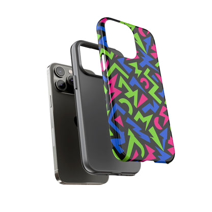 Y2K Multicolour 4 Protective Phone Case with 3D Design – Stylish Protection for Unisex Smartphones Compatible with iPhone 13, 14, 15 & 16 – All Models Including Pro, Pro Max & Plus