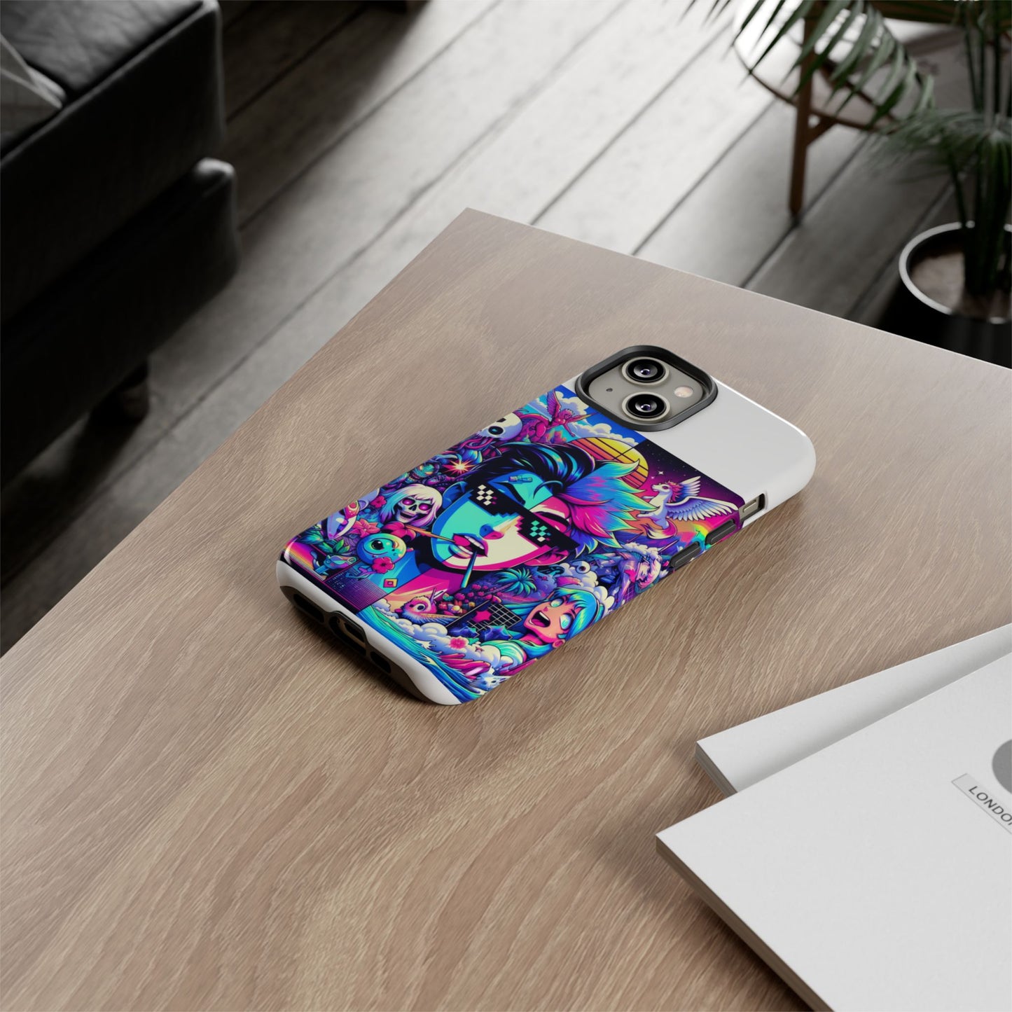 skibidi on sight protective phone case for anime lovers