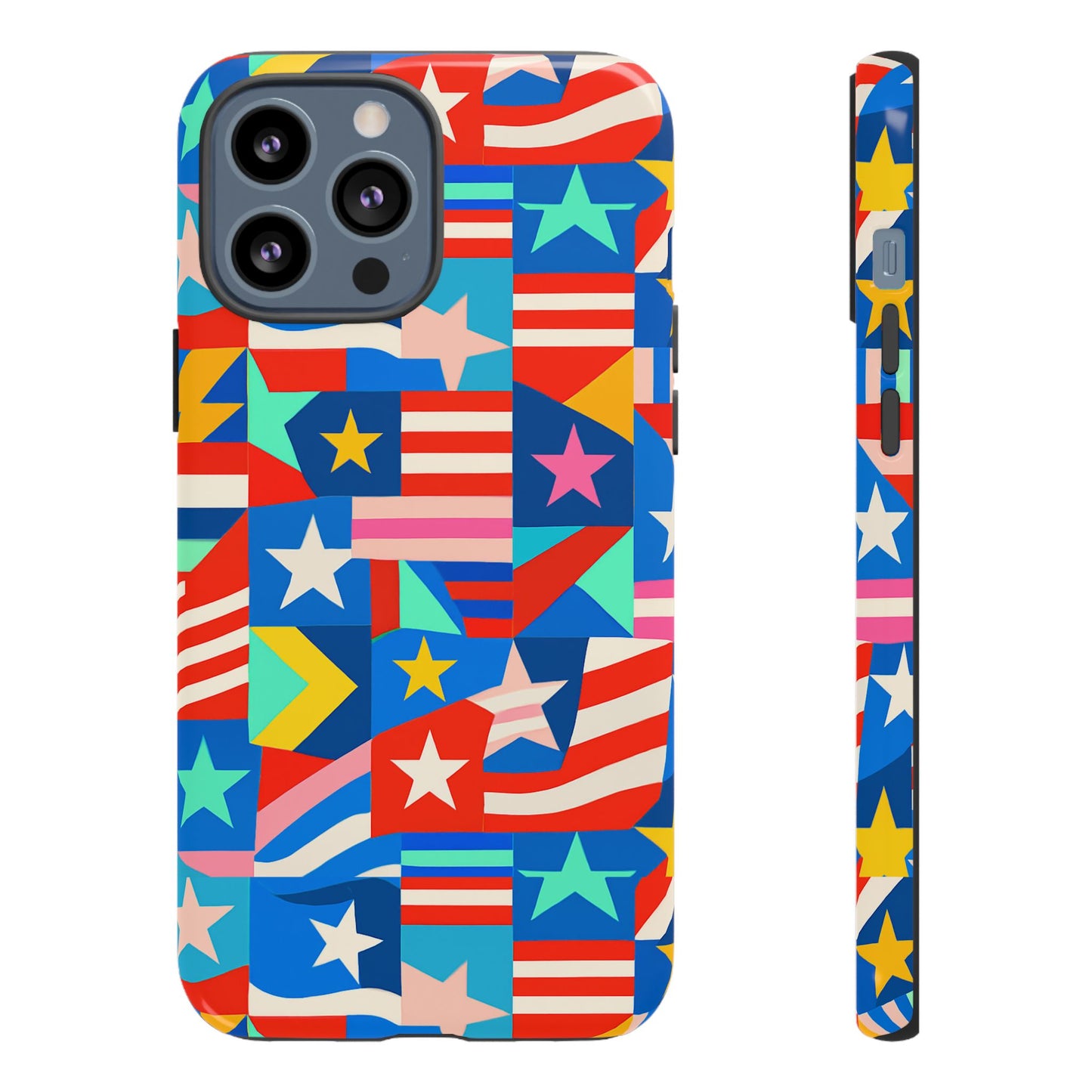 vibrant multicolour 3d wrap protective phone case – stylish accessory for unique expression compatible with iphone 13, 14, 15 & 16 – all models including pro, pro max & plus