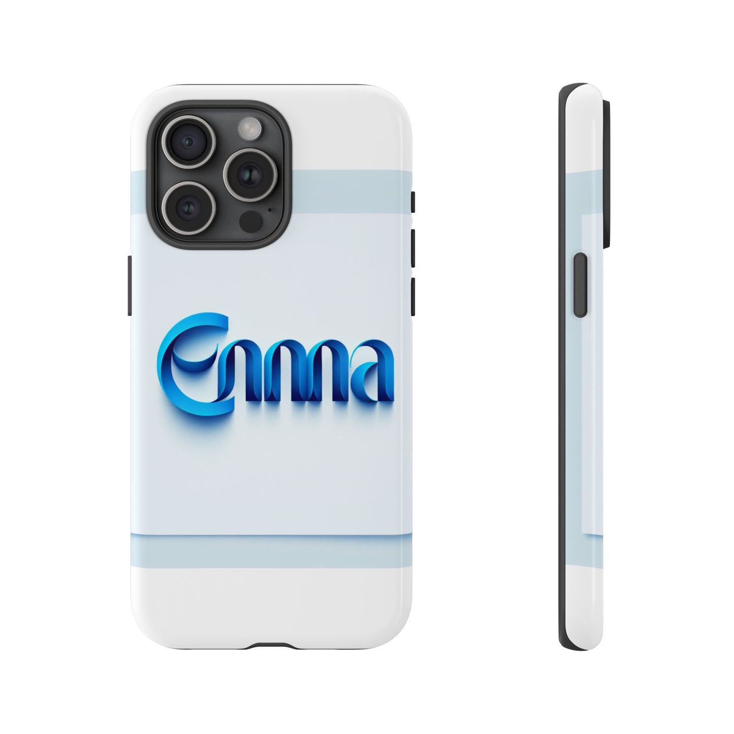 sleek 3d wrap protective phone case in blue glossy design for stylish protection compatible with iphone 13, 14, 15 & 16 – all models including pro, pro max & plus
